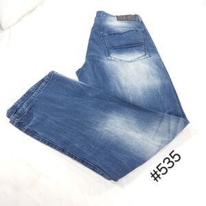 Sean John Hamilton Casual Denim Medium Wash Jeans Womens Size 34 Blue